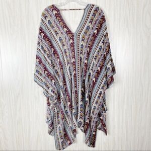 Wishlist | Striped Patterned Oversized Kimono Size Small / Medium